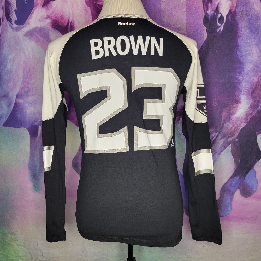 Reebok LA Kings Women's Long Sleeve Fitted Jersey Shirt